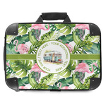 Flamingo & Camping Hard Shell Briefcase - 18" (Personalized)