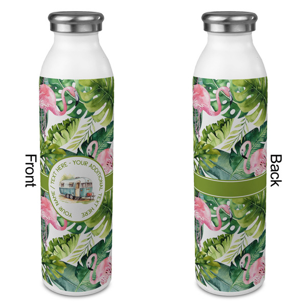 Flamingo & Camping 20oz Water Bottles - Full Print - Approval