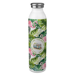 Flamingo & Camping 20oz Stainless Steel Water Bottle - Full Print (Personalized)