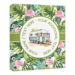 Flamingo & Camping Canvas Print - 20" x 24" (Personalized)