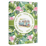 Flamingo & Camping Canvas Print - 20" x 30" (Personalized)