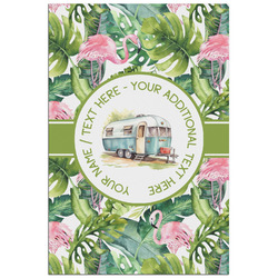 Flamingo & Camping Poster - Matte - 24" x 36" (Personalized)