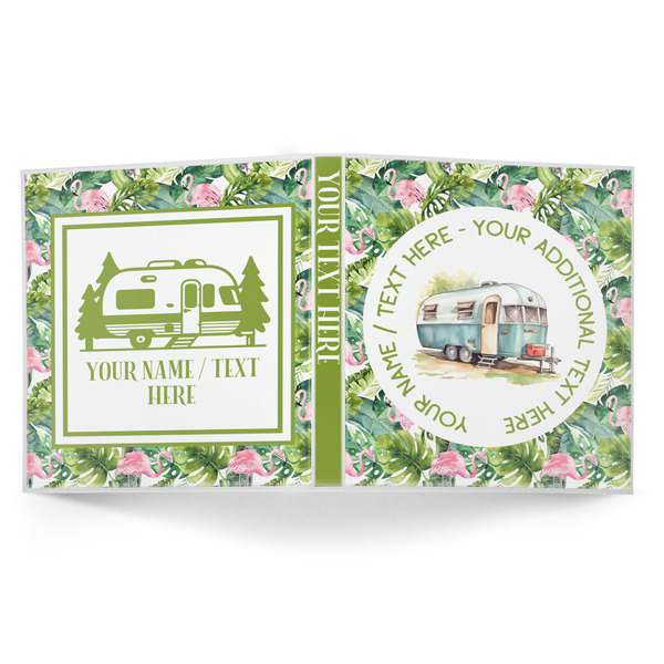 Flamingo & Camping 3-Ring Binder - 1" - Approval