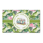 Flamingo & Camping Indoor Area Rug - 3' x 5' (Personalized)