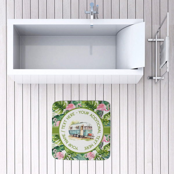 Flamingo & Camping 48x48 Foam Memory Mat - LIFESTYLE