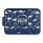 Flamingo & Camping Aluminum Baking Pan with Navy Lid