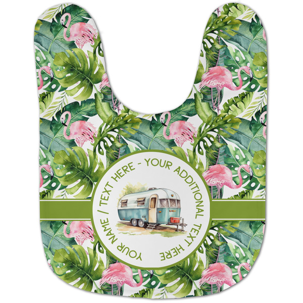 Flamingo & Camping Baby Bib - AFT flat