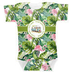 Flamingo & Camping Baby Bodysuit (Personalized)