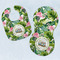 Flamingo & Camping Baby Bib & Burp Set (Personalized)