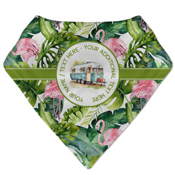 Flamingo & Camping Bandana Bib (Personalized)