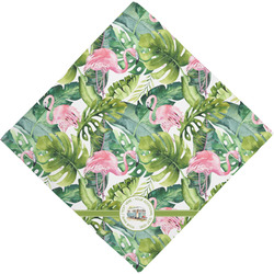 Flamingo & Camping Dog Bandana Scarf (Personalized)