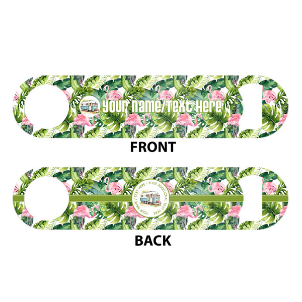 Flamingo & Camping Bar Bottle Opener - White - Approval