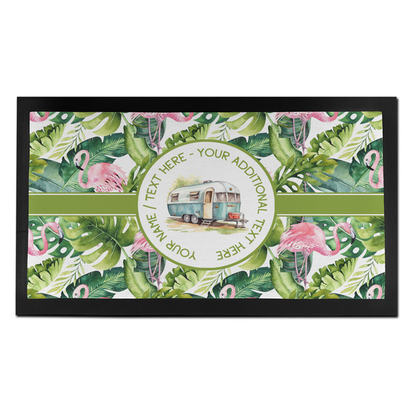 Flamingo & Camping Bar Mat - Small - FRONT
