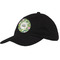 Flamingo & Camping Baseball Cap - Black (Personalized)