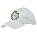 Flamingo & Camping Baseball Cap - White (Personalized)