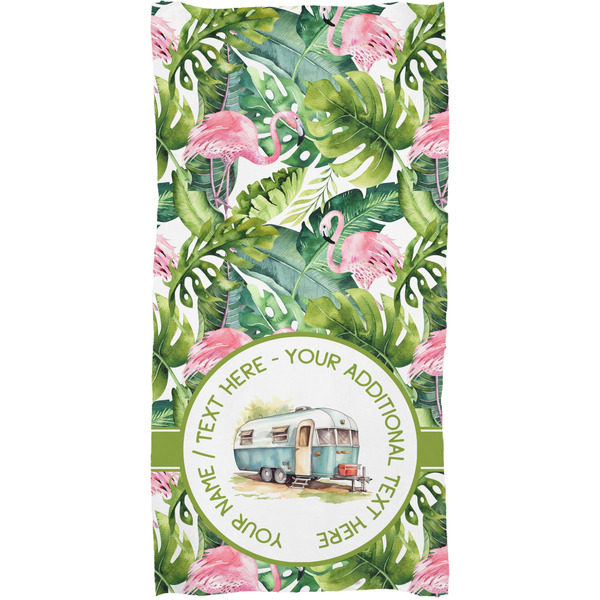 Flamingo & Camping Bath Towel - Approval