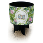 Flamingo & Camping Black Beach Spiker Drink Holder (Personalized)