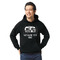 Flamingo & Camping Hoodie - Black - Small