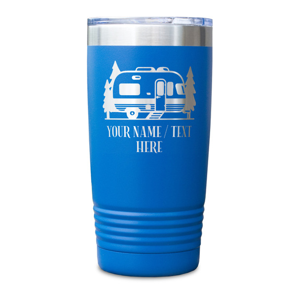 Flamingo & Camping Blue Polar Camel Tumbler - 20oz - Single Sided - Approval