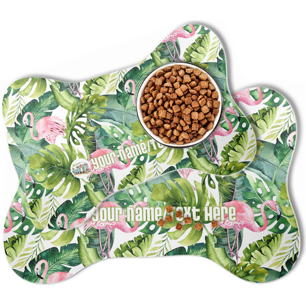 Flamingo & Camping Bone Shaped Dog Mats - MAIN