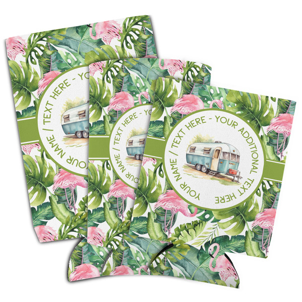 Flamingo & Camping Can Coolers - Main