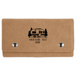 Flamingo & Camping Cards & Dice Set - Light Brown