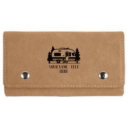 Flamingo & Camping Cards & Dice Set - Light Brown