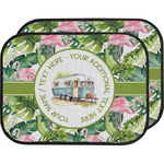 Flamingo & Camping Car Floor Mats - Back Seat (Personalized)