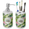Flamingo & Camping Ceramic Bathroom Accessories Set (Personalized)