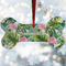 Flamingo & Camping Ceramic Dog Ornament