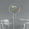 Flamingo & Camping 7" Round Plastic Stir Sticks - Clear