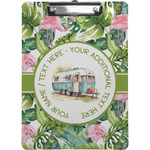 Flamingo & Camping Clipboard (Personalized)