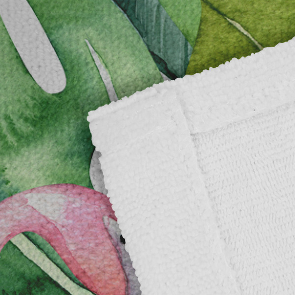 Flamingo & Camping Close up of Fabric