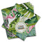 Flamingo & Camping Cloth Dinner Napkins - Set of 4 (Personalized)