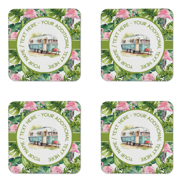 Flamingo & Camping Coaster Set - APPROVAL