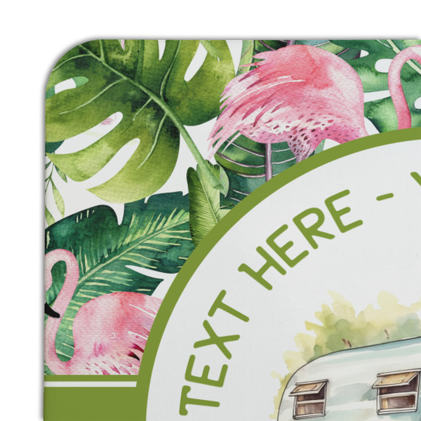Flamingo & Camping Coaster Set - DETAIL
