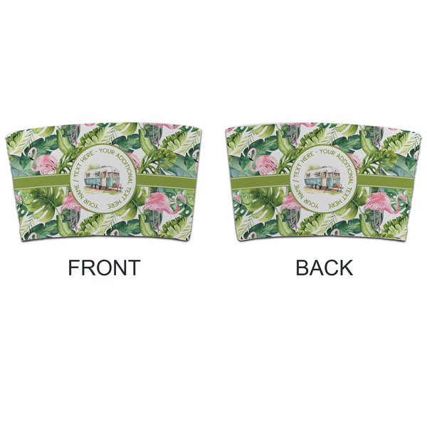 Flamingo & Camping Coffee Cup Sleeve - APPROVAL