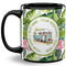 Flamingo & Camping 11 oz Coffee Mug - Black (Personalized)