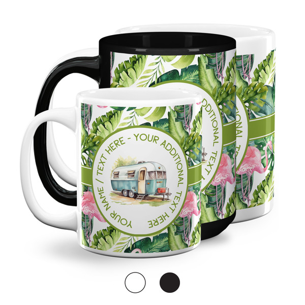 Flamingo & Camping Coffee Mugs Main
