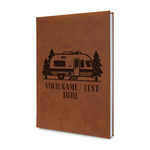 Flamingo & Camping Leatherette Journal