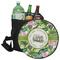 Flamingo & Camping Collapsible Cooler & Seat (Personalized)