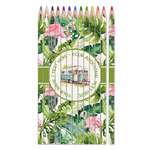 Flamingo & Camping Colored Pencils (Personalized)