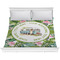 Flamingo & Camping Comforter - King (Personalized)