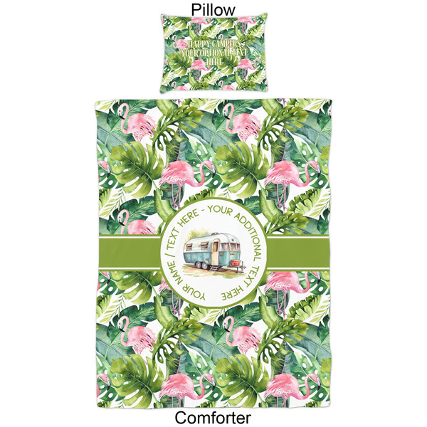 Flamingo & Camping Comforter Set - Twin - Approval