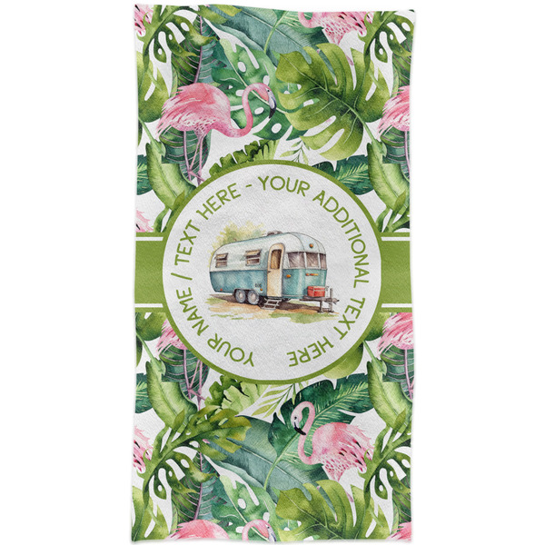 Flamingo & Camping Crib Comforter/Quilt - Apvl