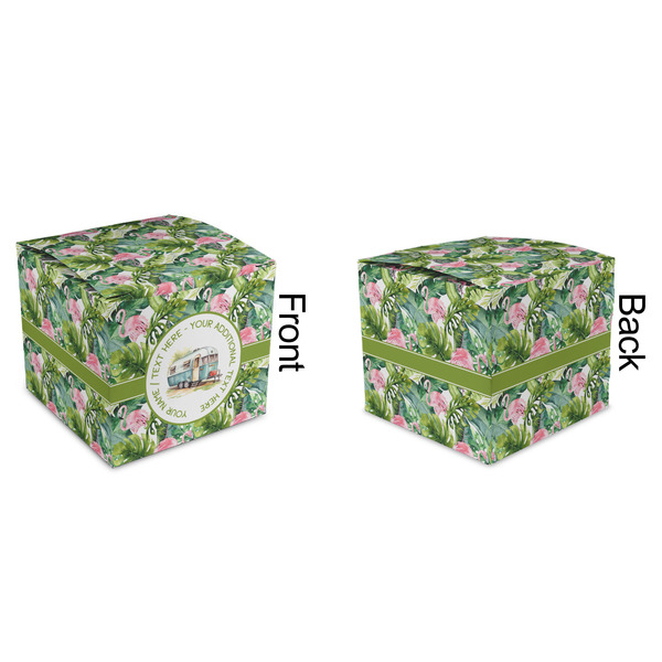 Flamingo & Camping Cube Favor Gift Box - Approval
