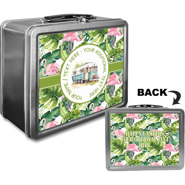 Flamingo & Camping Custom Lunch Box / Tin Approval