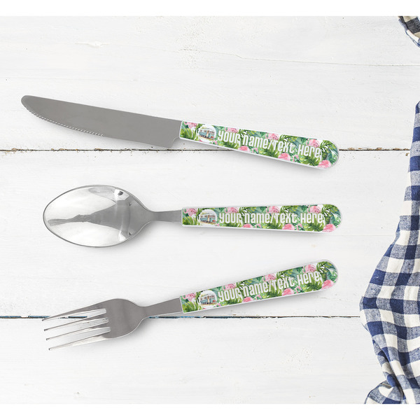 Flamingo & Camping Cutlery Set - LIFESTYLE