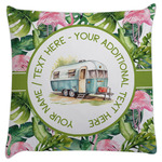 Flamingo & Camping Decorative Pillow Case (Personalized)