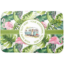 Flamingo & Camping Dish Drying Mat (Personalized)